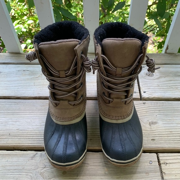 Sorel Women's Slimpack Lace II Duck Boots size 8 Waterproof Leather NL3058-245 - Picture 5 of 13